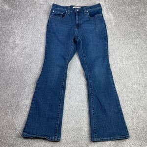 Levi’s 725 Jeans Women’s 31 Blue Bootcut High Rise Dark Wash Stretch